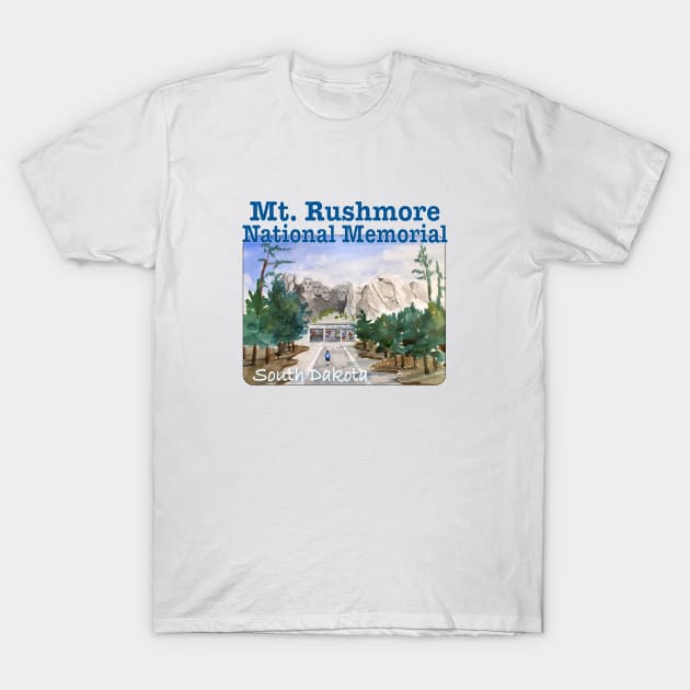 Mt. Rushmore National Memorial, South Dakota T-Shirt by MMcBuck